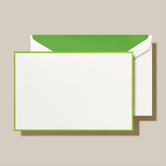 Crane Bordered White Correspondence Card