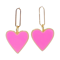 Holst and Lee Heart on Fire Earrings