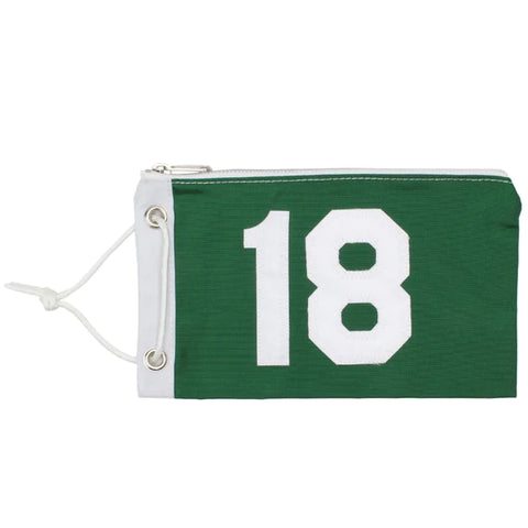Flagstick Valuables Bag or Wristlet- Green
