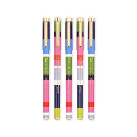 Sunny Day Stripe Fine Tip Pen Set