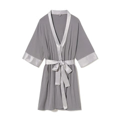 PJ Harlow Shala Rib Knit Camono Robe