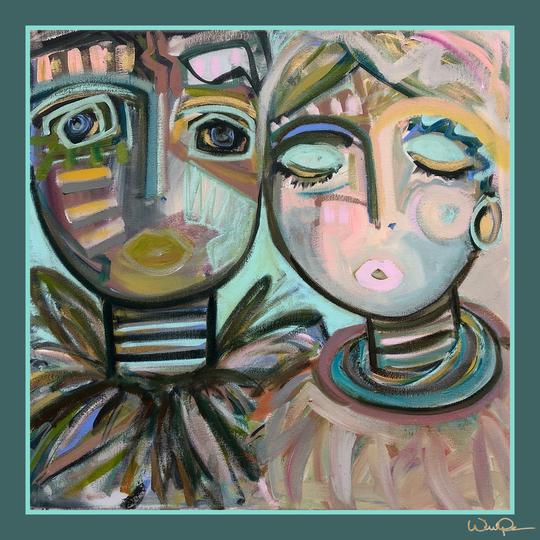 XL Harmony Chicas Silk Scarf