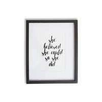 Wall Art- 8X10 Believe