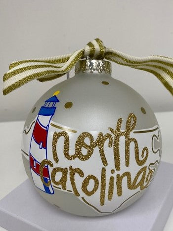 North Carolina Ball Ornament