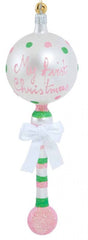 Baby's First Christmas Rattle Ornament