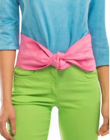 Gretchen Scott Ultra Suede Tie Belt