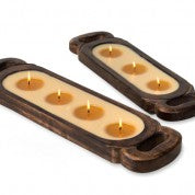 Himalayan-Wooden Candle Tray-Medium