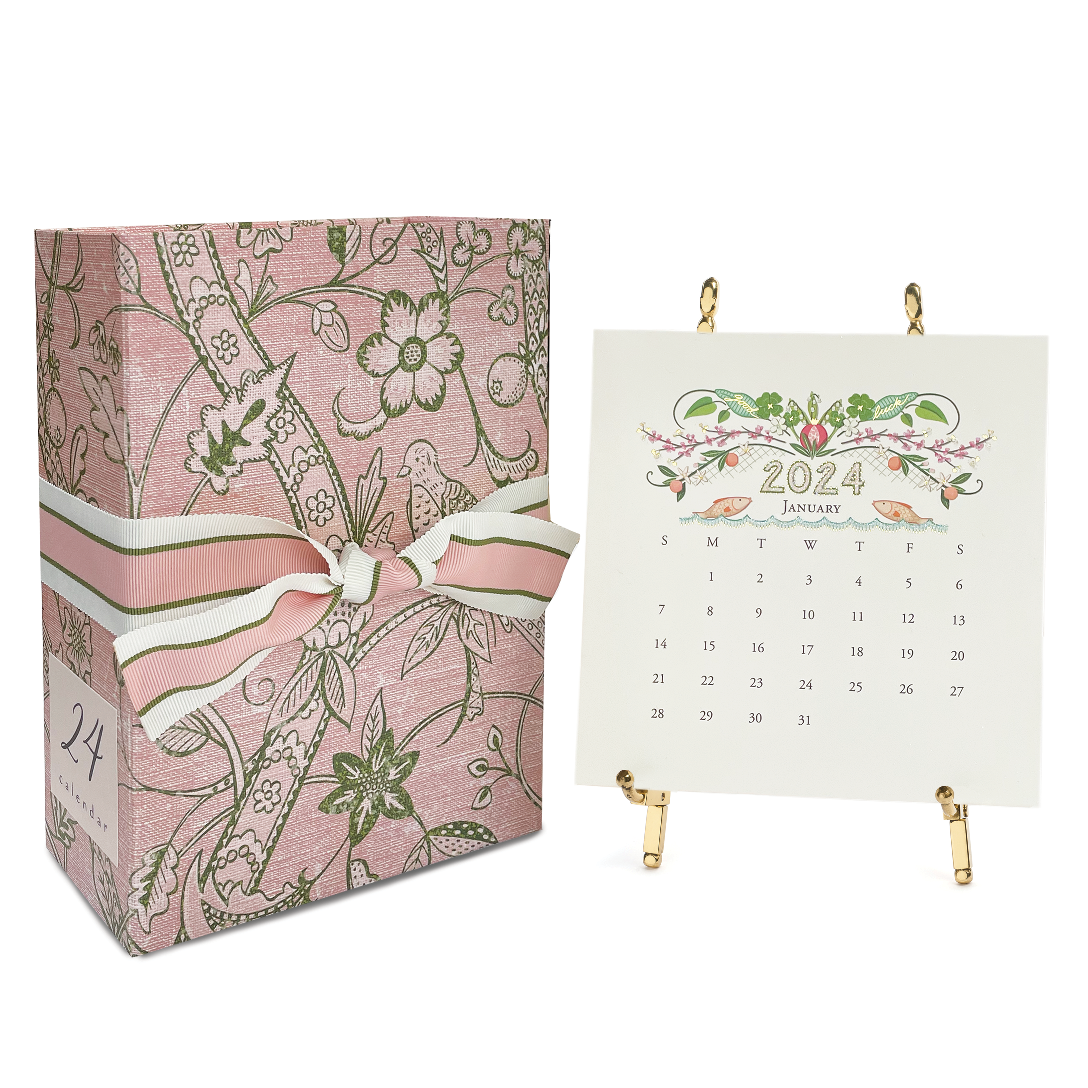 Karen Adams Designs - 2024 Classic Desk Calendar & Refill