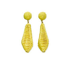 Yellow Cage Earring