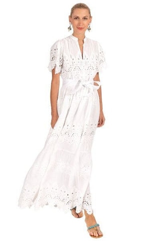 Gretchen Scott Embroidered Magnifico Midi Dress