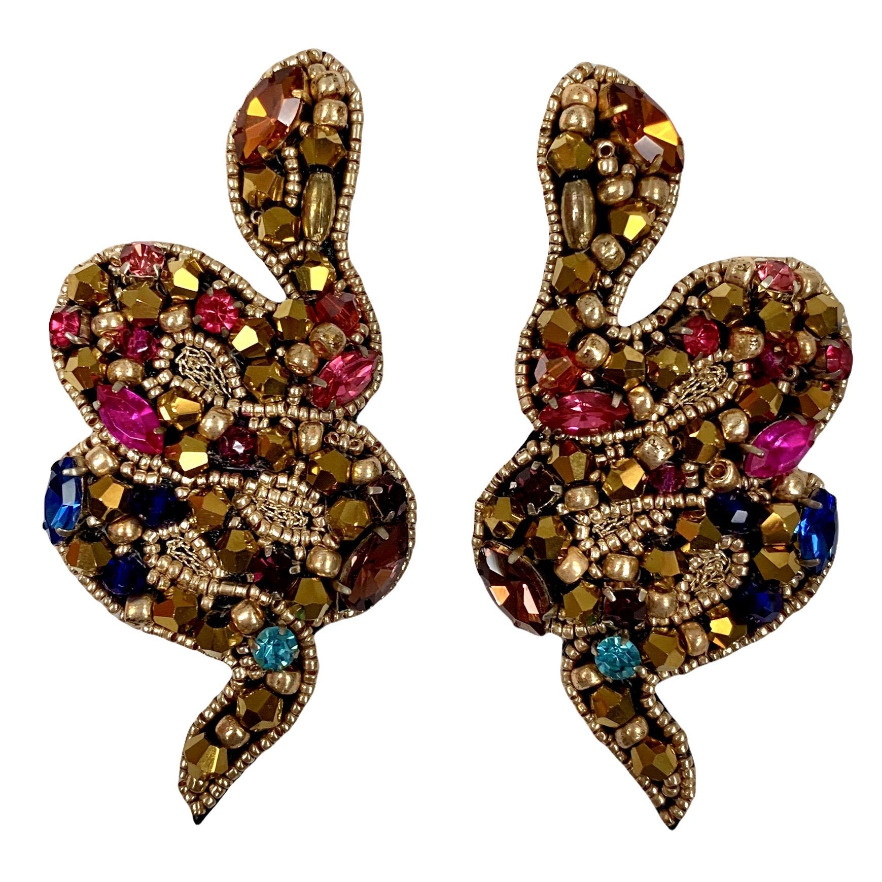 Multi Jeweled Earrings